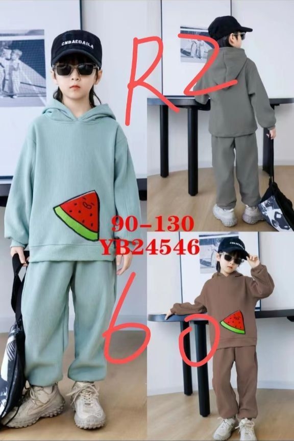 ست دوتکه خزدار طرح هندوانه